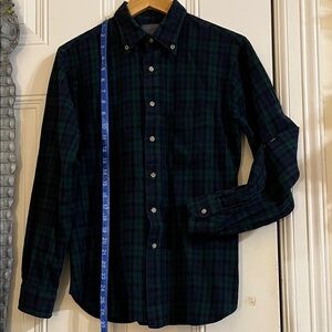 Pendleton Dark Green and Navy Plaid Shirt